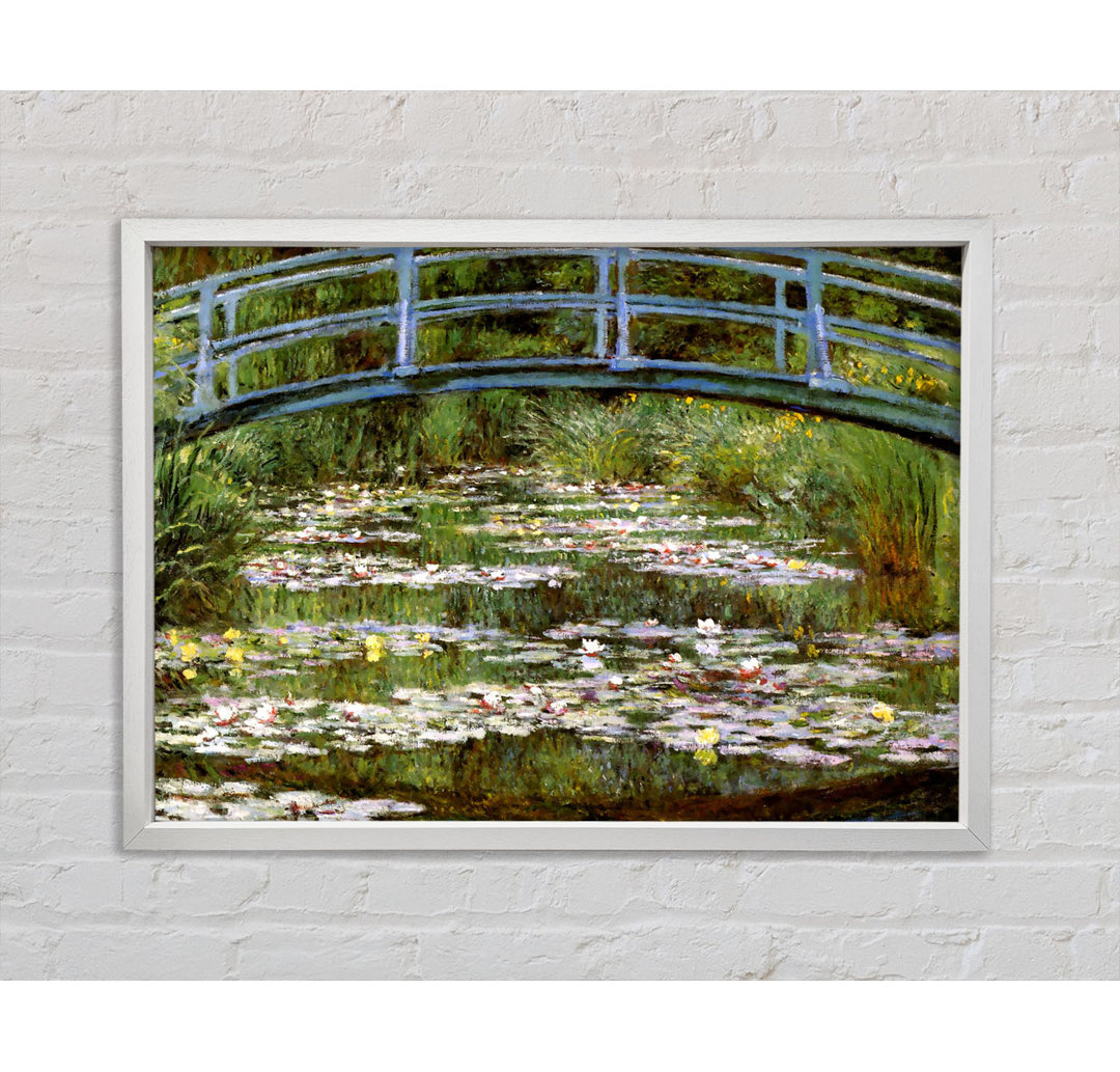 Monet Le Pont Japonais - Einzelner Bilderrahmen Kunstdrucke auf Leinwand