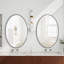 Miroir rétro en fer, effet antique, effet mural-1875633595