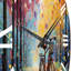 Horloge murale Vélo Joyful Rides Pointillism II-93397903