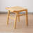 Vanity Stool – Square Rattan Makeup Stool