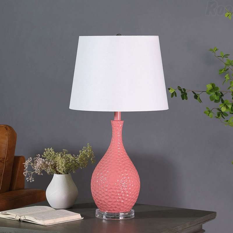 Table Lamp - Mid-Century Style, Resin Material