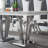 Leeanna Faux Marble Top Metal Base Dining Table-1068390415-1068390412