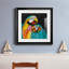 Perroquet ludique - peinture encadrée-1730320468-1730320301