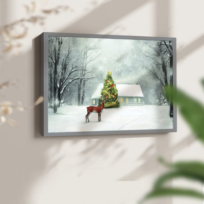 Art de Noël - XCVII - Reproduction encadrée - Restickable