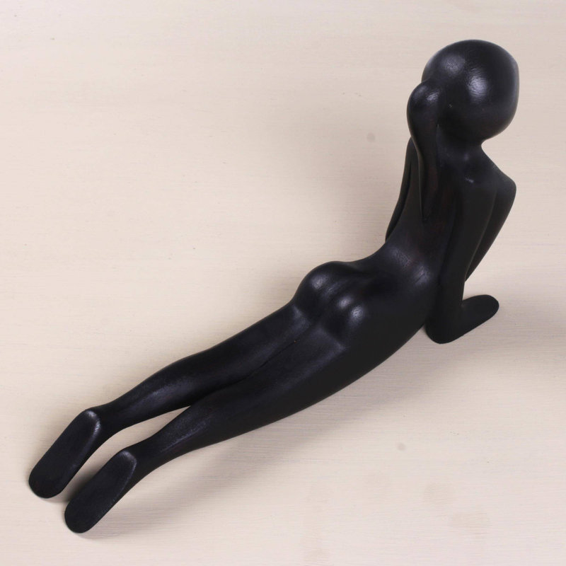 Statue en bois Erelah Cobra Yoga