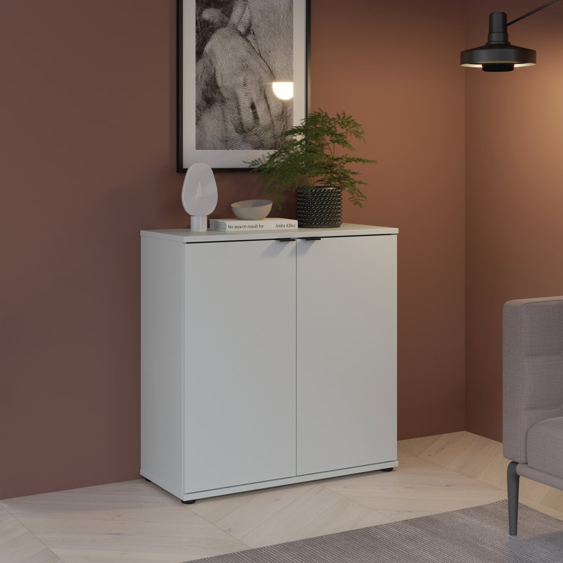 Ganymede 2 Door Cupboard, Light Grey