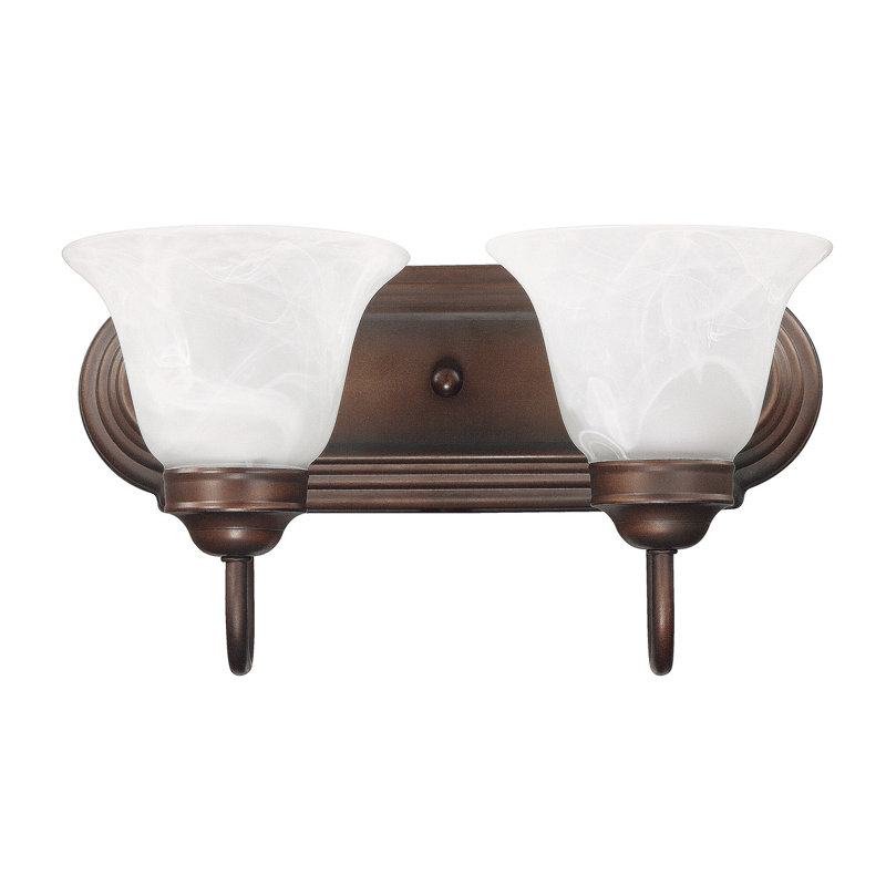 Éclairage pour meuble-lavabo 2 lumières , Blanc