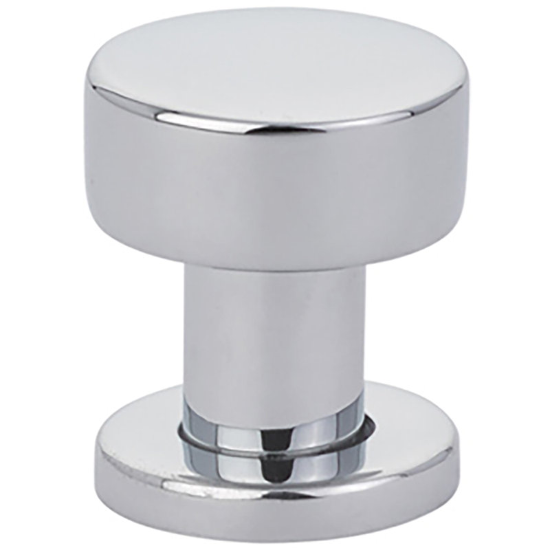 Cadet Mushroom Knob Knob, Polished Chrome, 1.25" H x 1.25" W x 1.12" D