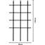  Metal Rose Trellis W90 x H150cm-1051084702