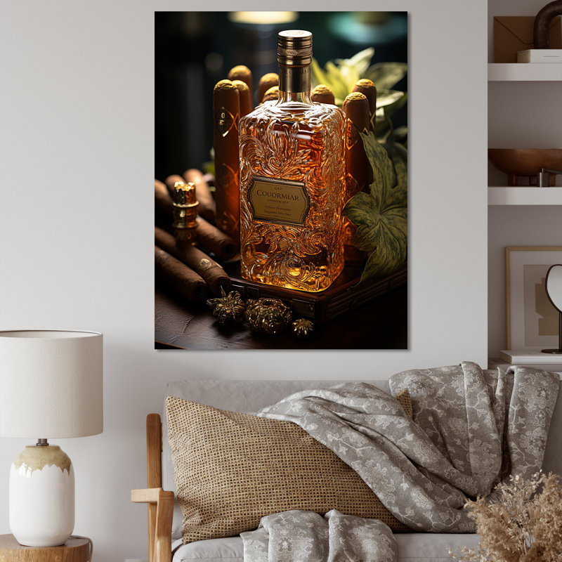 " Cuba Cigar Expression III ", Wrapped Canvas, 32" H x 24" W x 1" D