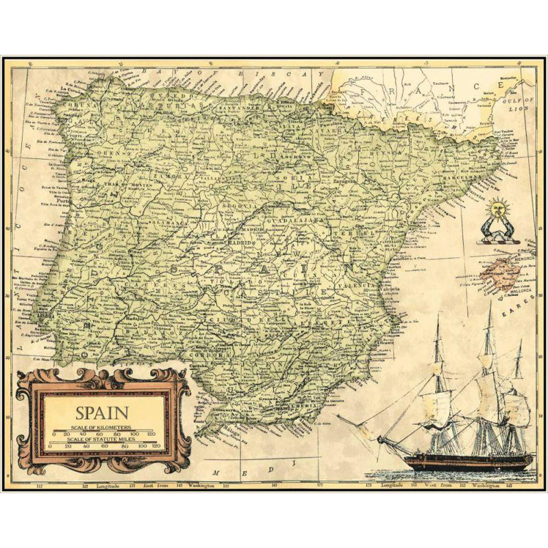 Art sur toile tendue par Williston Forge Vision Studio, Espagne, H 20 po x l 24 po