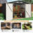 9 ft. W x 7.8 ft. D Metal Storage Shed-102287815