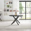 Hadlow Veneer & Metal Round Dining Table With Arvey Oak Veneer Chairs - Modern Statement Design-1391058143-1391058142
