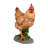 Hen and Rooster Animals Weather Resistant UV Resistant Polyresin Garden Statue