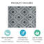 Tapis de séchage super absorbant
