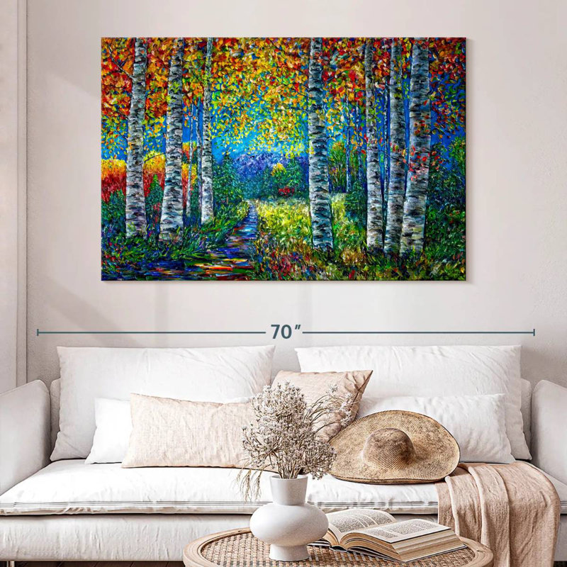 Harnek Nocturne bleu paysage, H 34 po x l 51 po