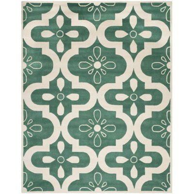 Carolene Hand Tufted Wool Geometric Rug