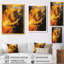 «Yellow Fire Giant Monster - Giants», art mural-1009001165-1009001153
