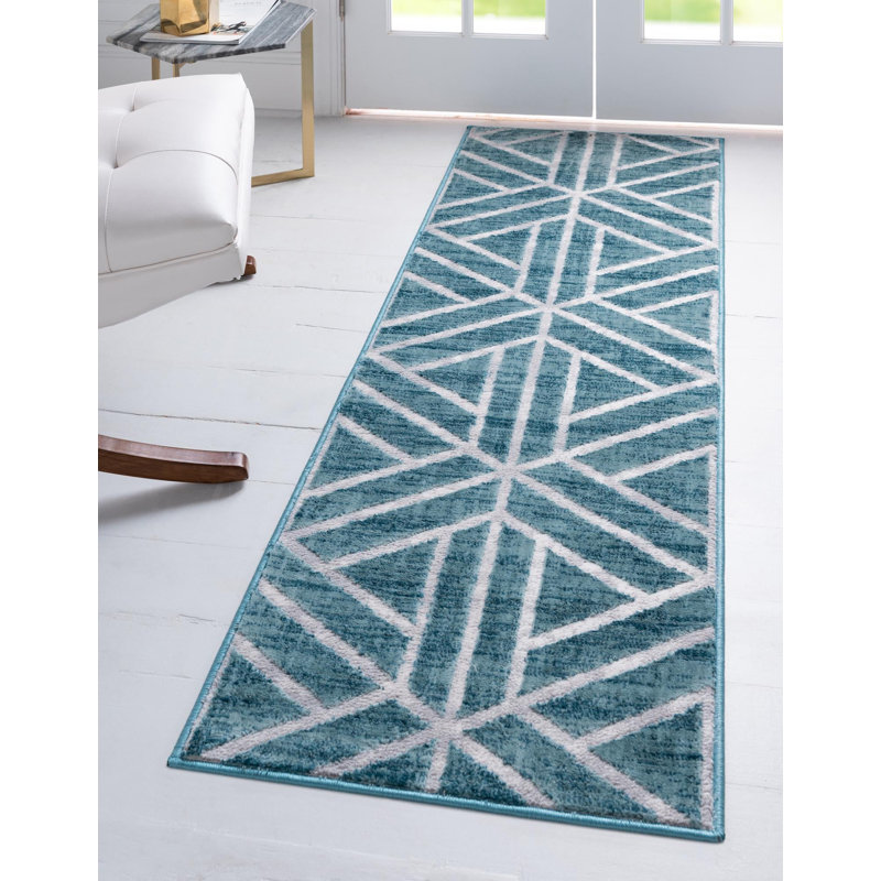 Eshin Abstract Indoor Rug, Runner 2'11" x 19'8"