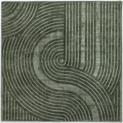 Solid Colour Hand Loomed Area Rug