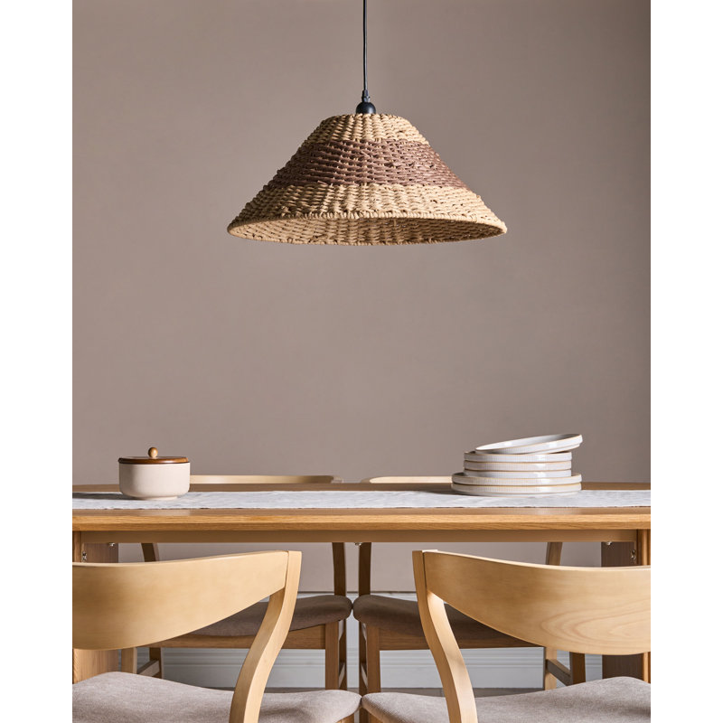 1 - Light Natural Cone Pendant