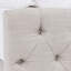 Lit touffeté en tissu Laurent beige-1935446112