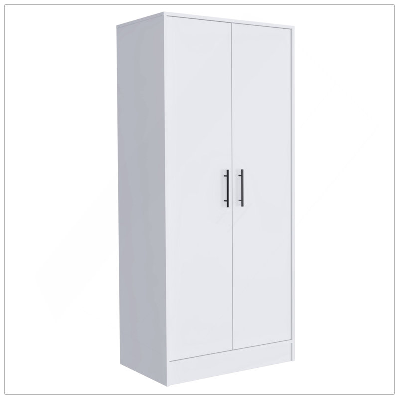 180 Armoire Beery, chambre à coucher, blanc, Blanc