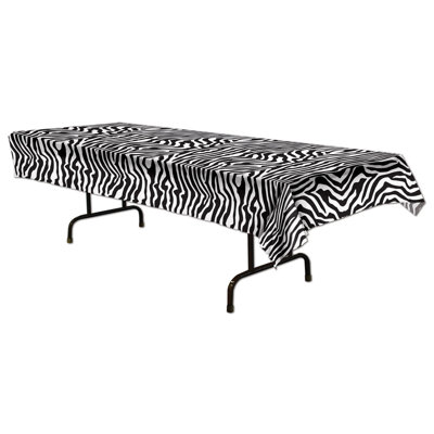 Zebra Print Tablecloth