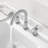 Widespread 2 Handles Bathroom Faucet with Water Supply Lines-1444180111-1460934841