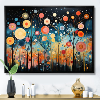 «Manjesh Colorful Whimsical Wanderlust I», reproduction sur toile