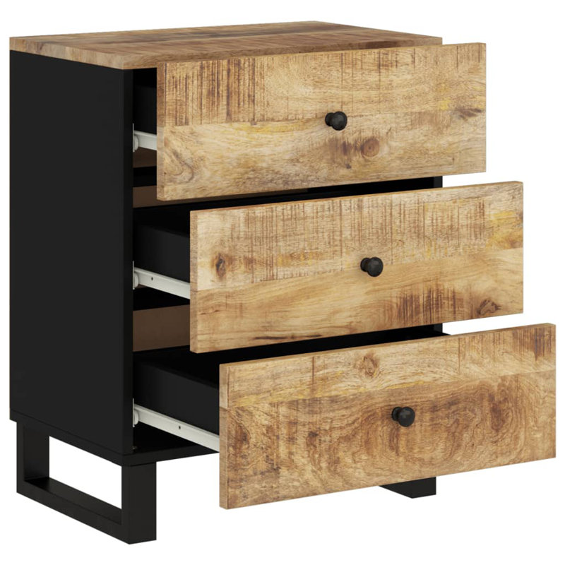 Atalaya 55cm W Metal Bedside Table