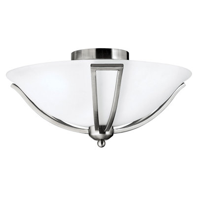 Bolla 2 - Light 16.8" Unique/Statement Bowl LED Semi Flush Mount
