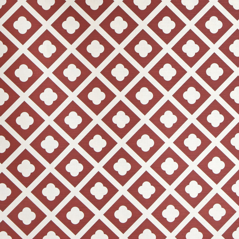 Jardin Fabric, Dark Rust