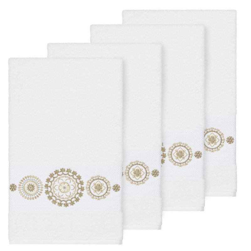 Isabelle Turkish Cotton Hand Towel, White
