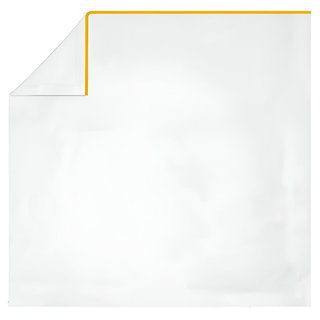400TC Embroidery Cotton Sateen 4 Piece Sheet Set Fitted Sheet Fits Upto 16" Deep Pocket, Gold Border, Twin XL Sheet Set
