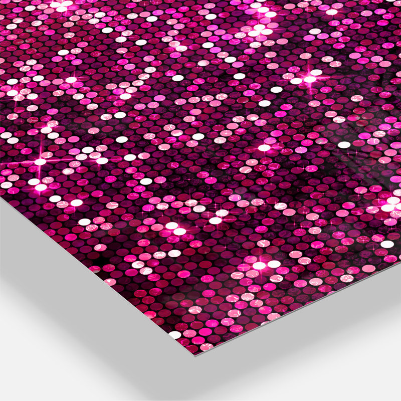 Horloge murale surdimensionnée paillettes sparkle Mid-Century