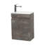 Meuble-lavabo de salle de bain avec lavabo, meuble-lavabo mural avec lavabo et portes, meuble-lavabo de salle de bain