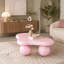Table basse de 47 pouces en forme de nuage, table basse basse avec 3 pieds sphériques pour le salon-927104059