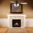 42"W Valencia LED Indoor Hand-Cut Glass Ceiling Fan With Remote Control-1934647394