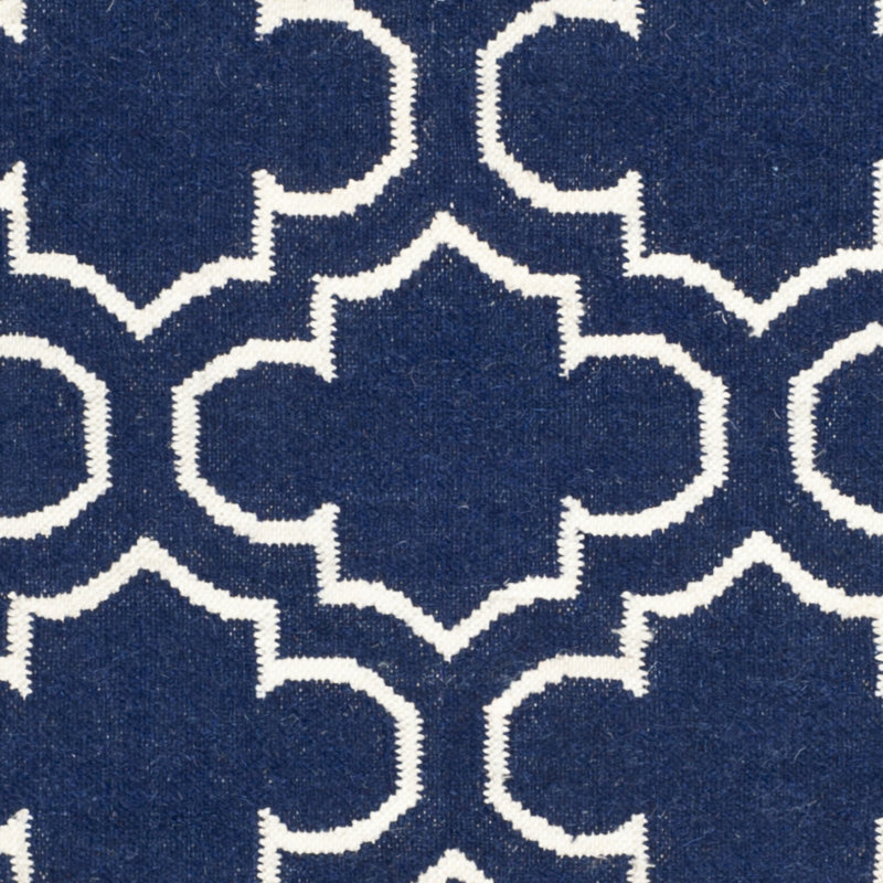 Vogel Geometric Wool Hand Woven Area Rug, Rectangle 122 x 183 cm
