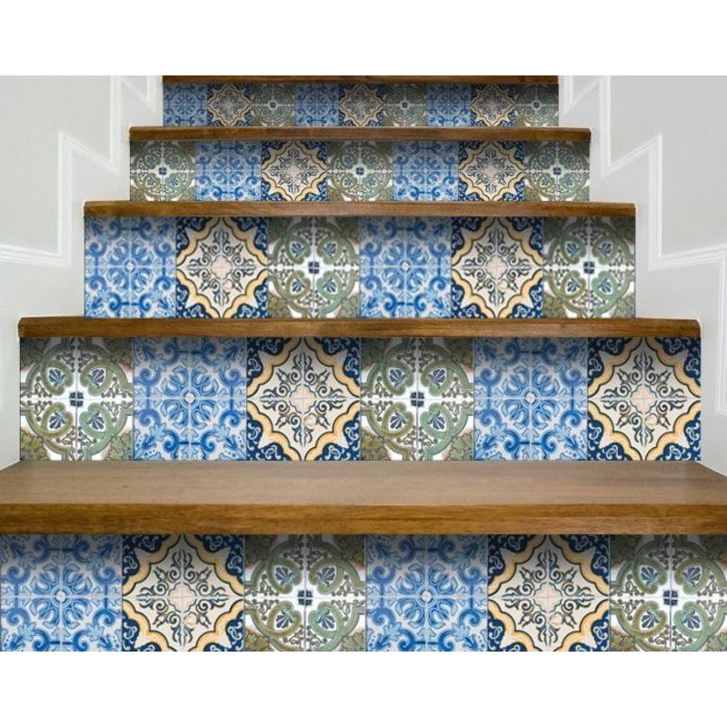 Madison 7'' W x 7'' L Vinyl Peel and Stick Mosaic Tile