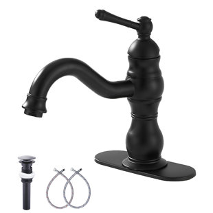 Robinet de salle de bain à un trou avec drain