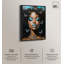 «Shimmering Queen Canvas Ebony Portrait Art» par Art Remedy-107451179-107451180