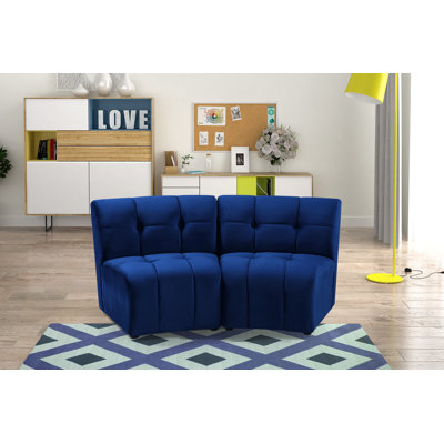 Jedson Velvet Sectional Symmetrical