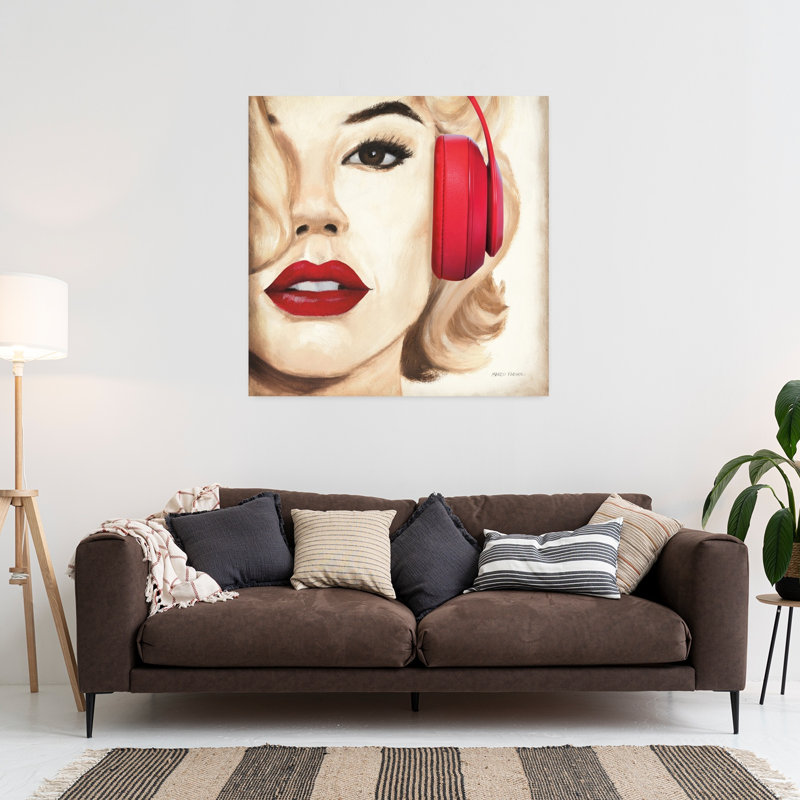Art contemporain Portrait contemporain, H 36 po x l 36 po