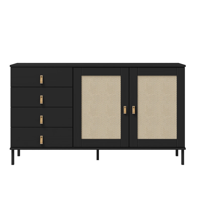 Stockham 140cm Sideboard, Black