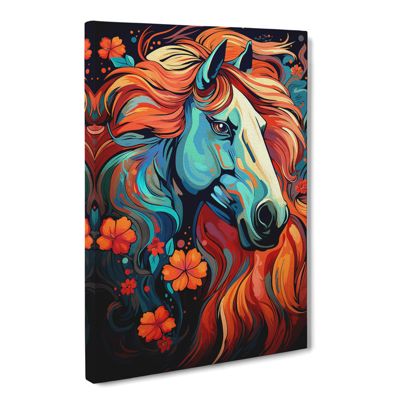 Horse Line No.2 - Print, 76cm H x 50cm W x 3cm D