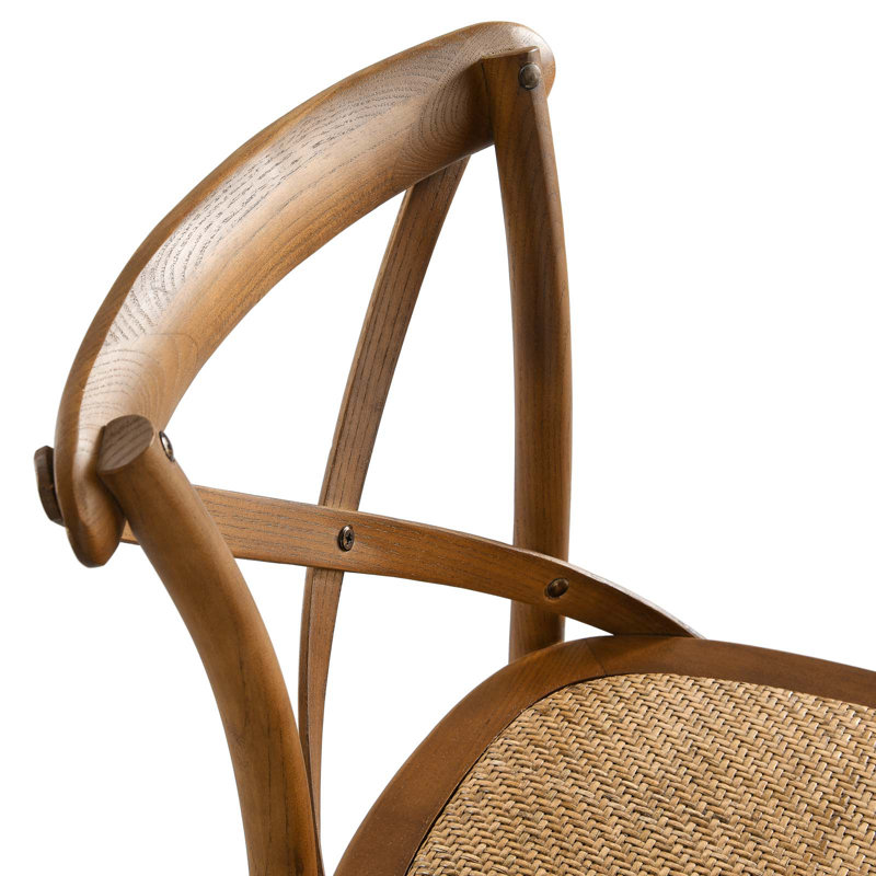 Modway Gear Stool, Walnut, Bar Stool (30" Seat Height)