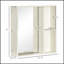 Armoire à pharmacie murale avec miroir et tablettes de rangement, parfaite pour les petits espaces et les environnements humides