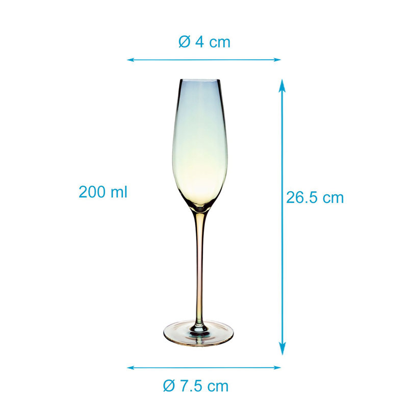 200ml Flute, 4